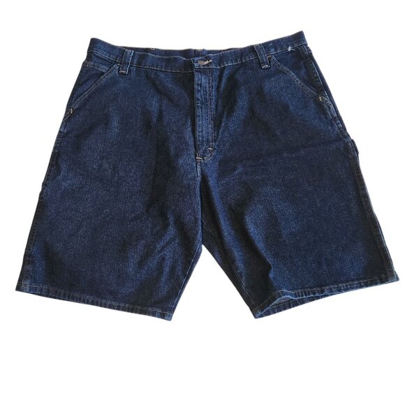 Wrangler Denim Carpenter Shorts Blue   Workwear Outdoors Mens Size 40 NEW NWOT - Picture 1 of 11